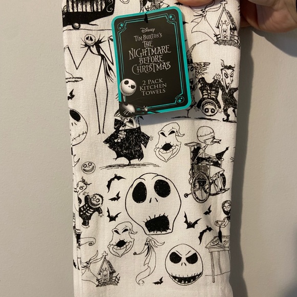 Disney Kitchen Nightmare Before Christmas Kitchen Towels Poshmark